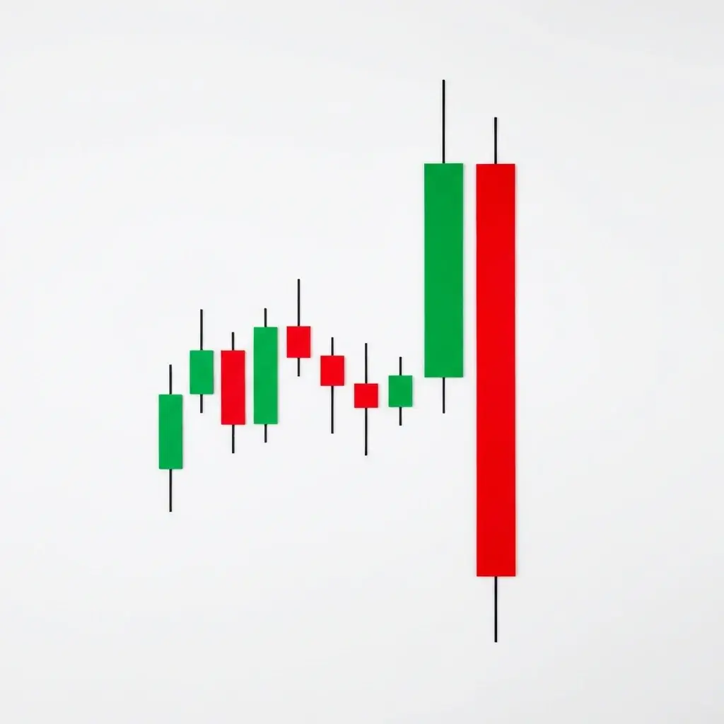 Bull Trap pattern showing price breaking above resistance then immediately reversing back below, trapping buyers