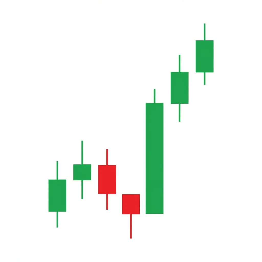 Bullish Gap and Go showing a gap-up opening followed by continued momentum higher without filling the gap