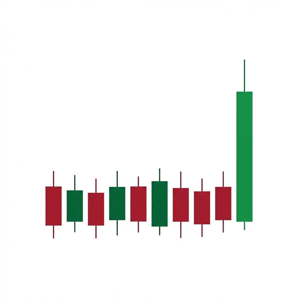 Bullish Rectangle Breakout showing price consolidating between horizontal support and resistance before breaking above