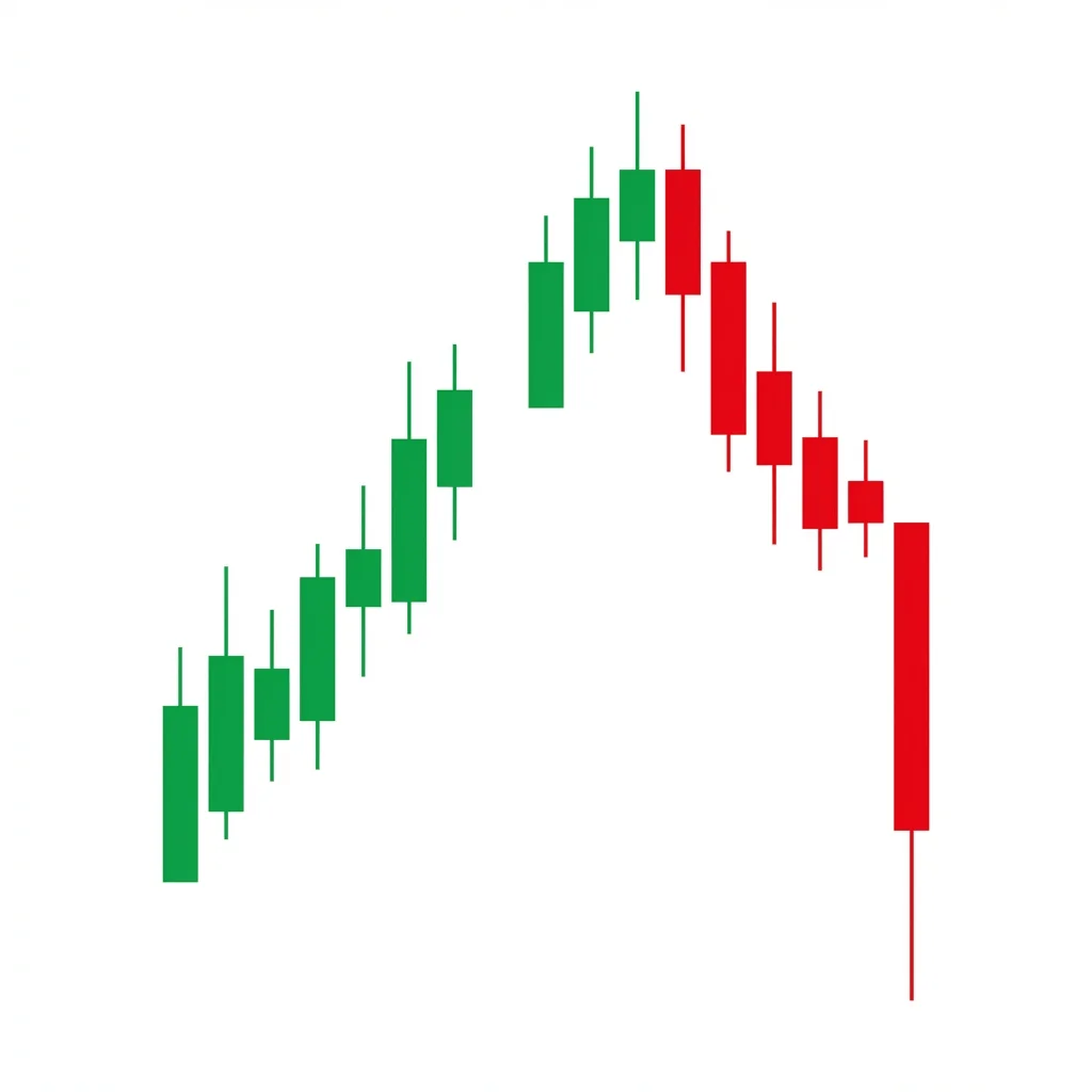 Bearish gap fill rejection pattern showing price rallying to fill a gap then being rejected at the gap resistance level