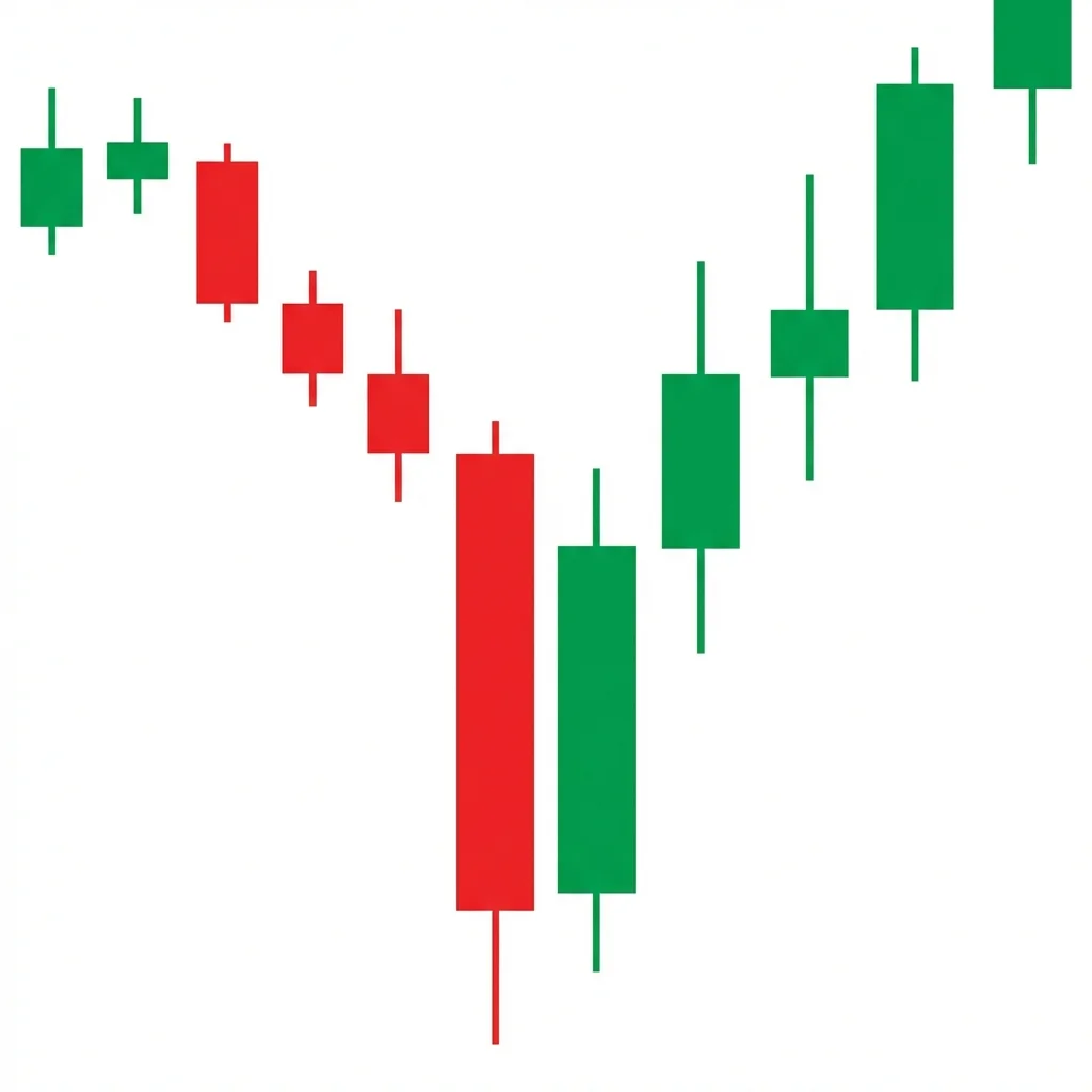 Bullish Climax Reversal showing extreme selling on massive volume followed by a sharp bullish reversal