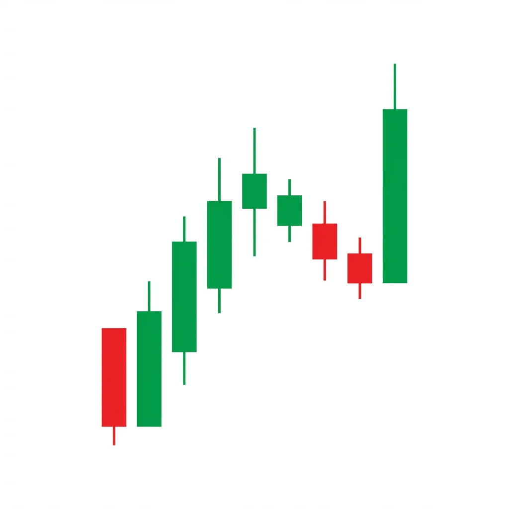 Bullish order block showing the last bearish candle before a strong upside move, with price returning to that zone for a bounce entry