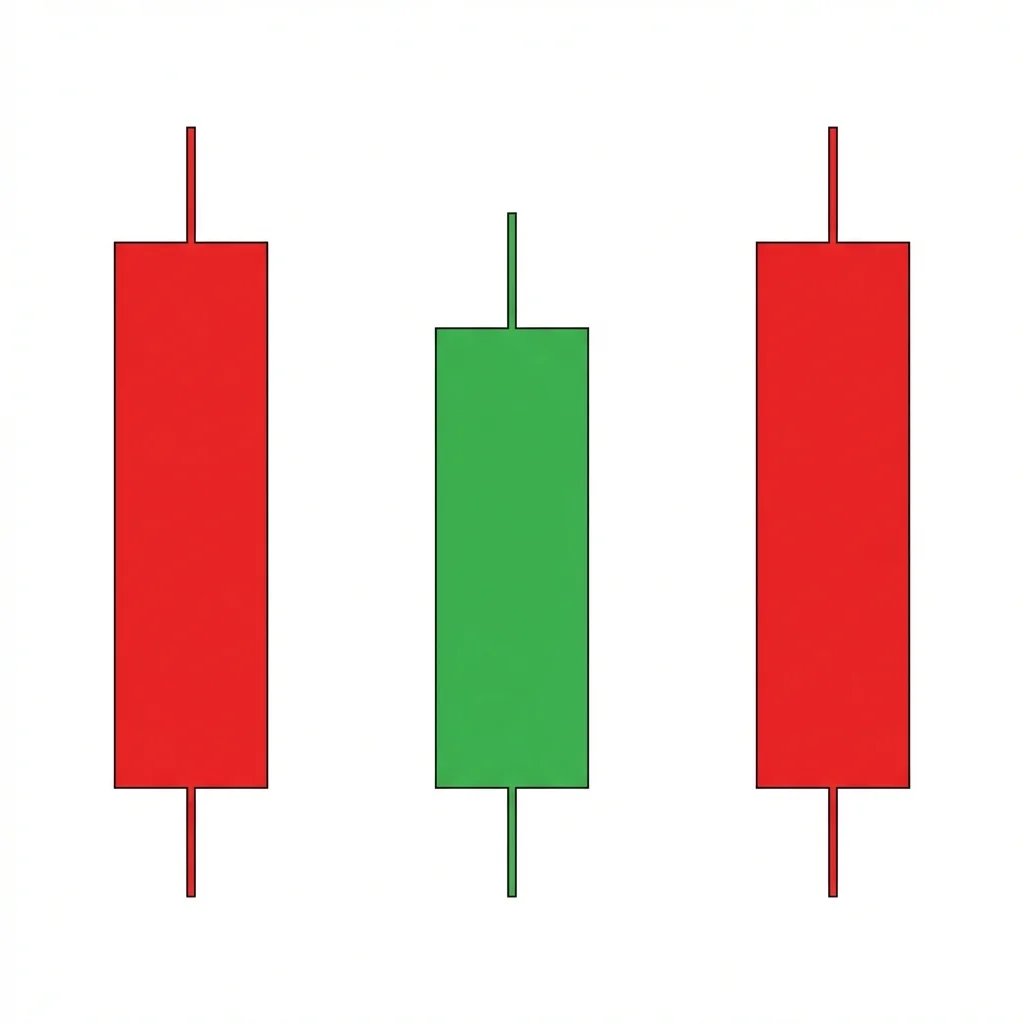 Bullish Stick Sandwich pattern showing two bearish candles with matching closes sandwiching a bullish candle between them